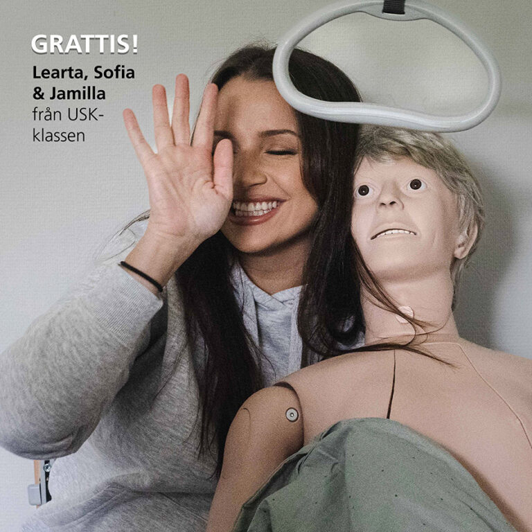 En glad framtida undersk&ouml;terska