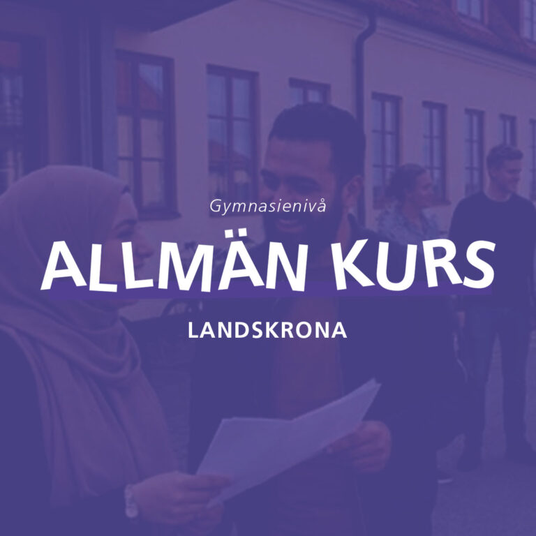 Text: Allm&auml;n kurs Gymnasieniv&aring; Landskrona