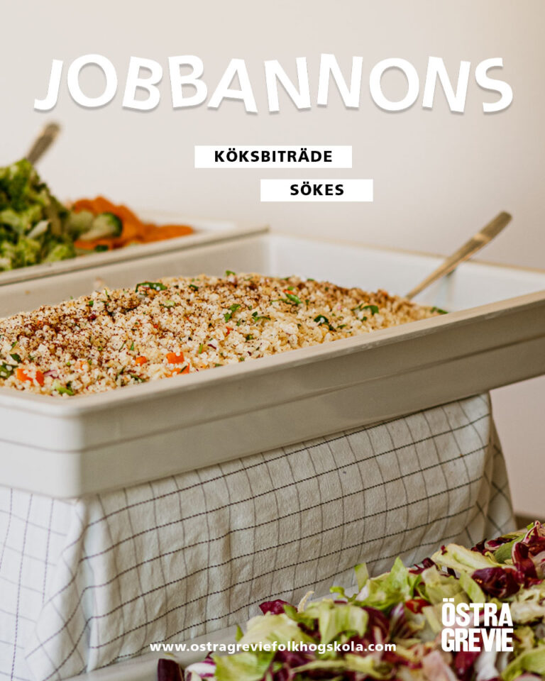 Jobbannons - K&ouml;ksbitr&auml;de s&ouml;kes